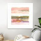 Influence of Line by Mike Schick on GIANT ART - green abstract