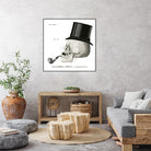 Dandy Bones II by Sue Schlabach on GIANT ART - white vintage