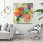 Colorful Garden III by Silvia Vassileva on GIANT ART - green floral