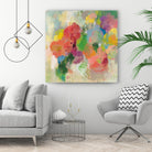 Colorful Garden III by Silvia Vassileva on GIANT ART - green floral