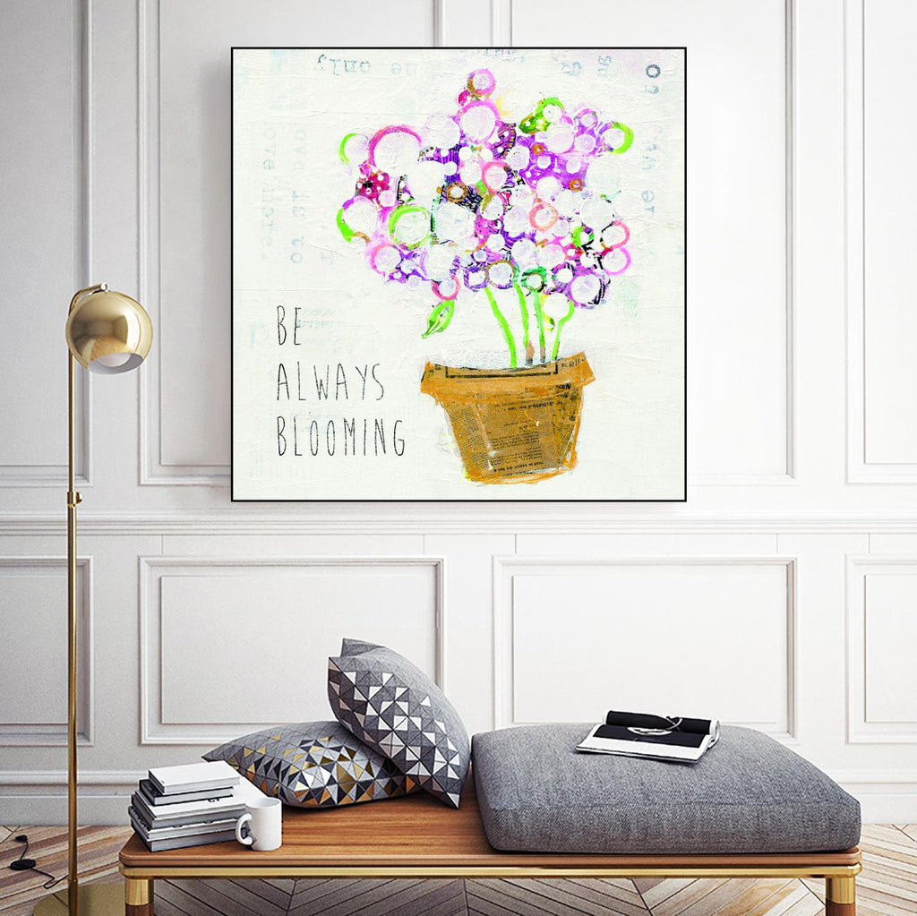 The Sweetness Inspiration by Kellie Day on GIANT ART - beige floral