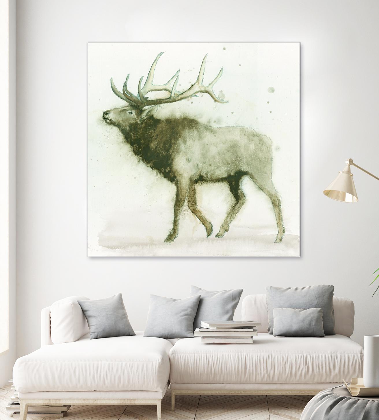 Elk 2 by James Wiens on GIANT ART - brown animals