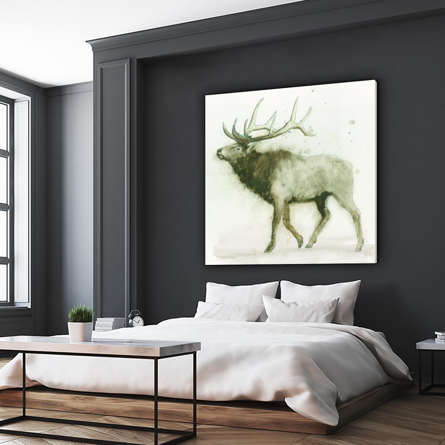 Elk 2 by James Wiens on GIANT ART - brown animals