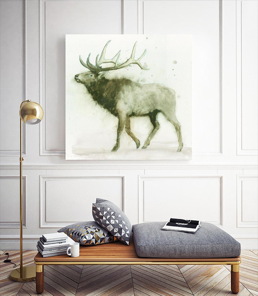 Elk 2 by James Wiens on GIANT ART - beige animals deer