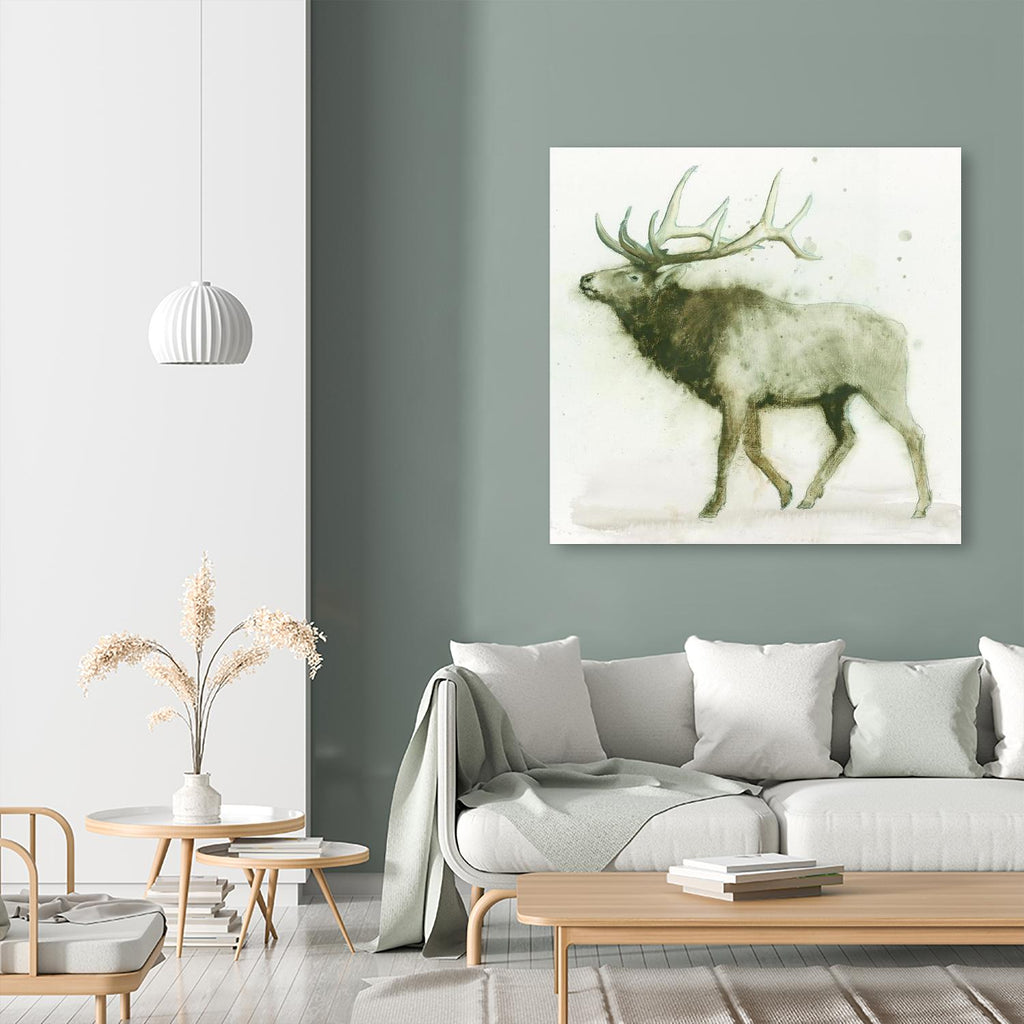 Elk 2 by James Wiens on GIANT ART - beige animals deer