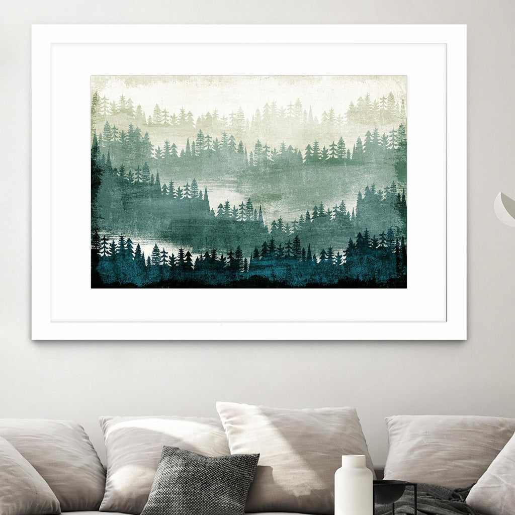 Mountainscape by Michael Mullan on GIANT ART - white landscape