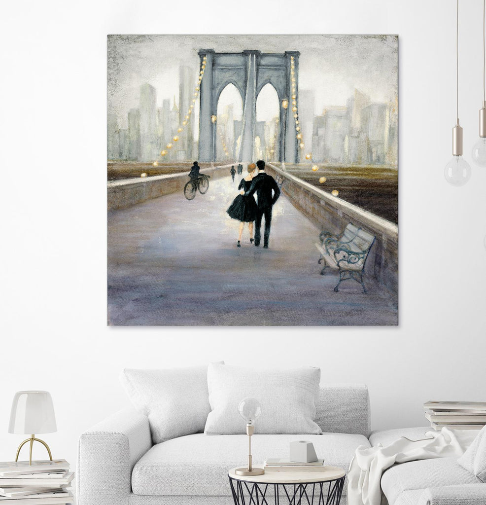 Bridge to New York 2 by Julia Purinton on GIANT ART - grey everyday life