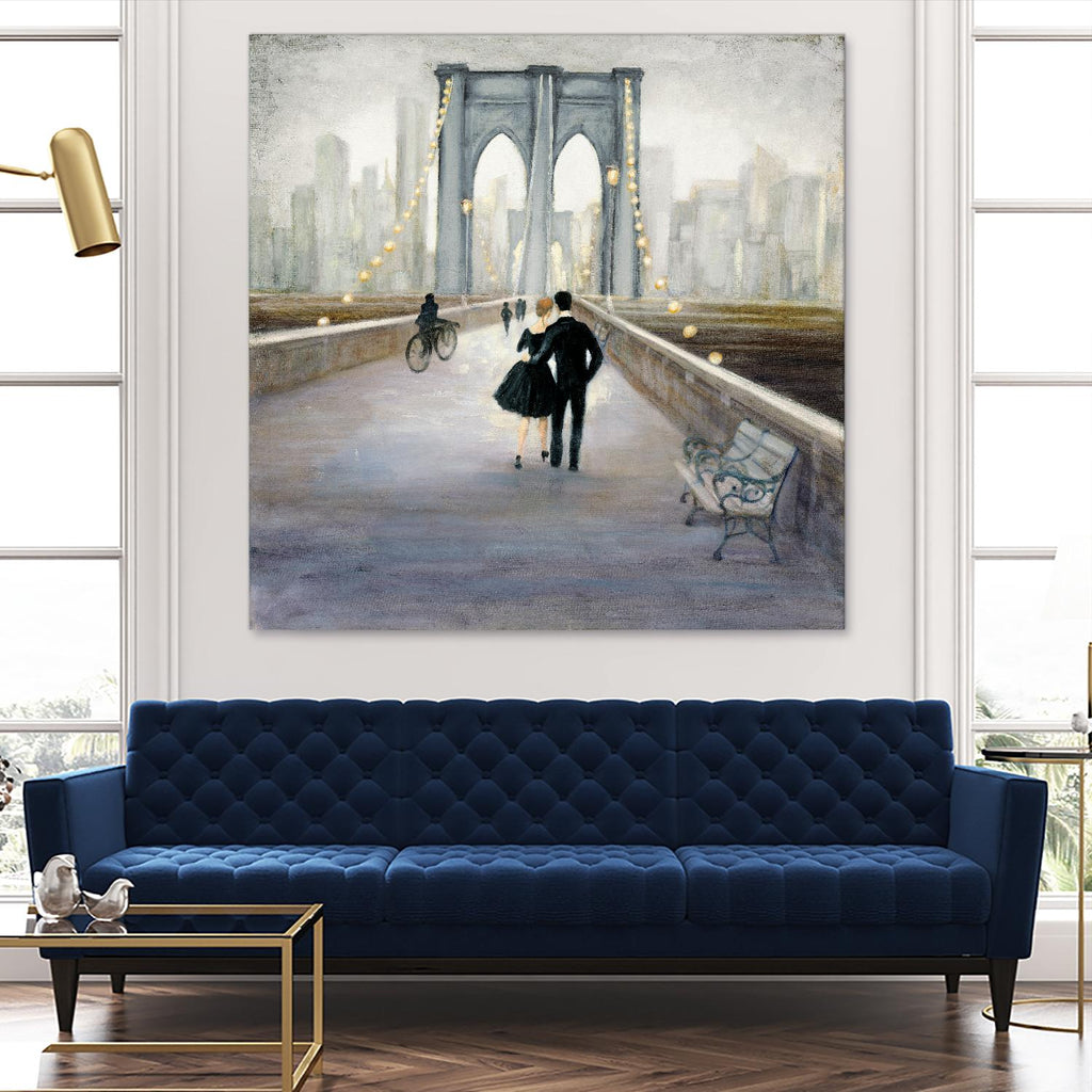 Bridge to New York 2 by Julia Purinton on GIANT ART - grey everyday life