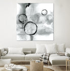 Full Circle I Gray by Chris Paschke on GIANT ART - grey abstract