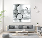Full Circle I Gray by Chris Paschke on GIANT ART - grey abstract