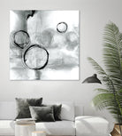 Full Circle I Gray by Chris Paschke on GIANT ART - grey abstract