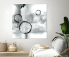 Full Circle I Gray by Chris Paschke on GIANT ART - grey abstract