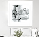 Full Circle I Gray by Chris Paschke on GIANT ART - grey abstract