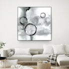 Full Circle I Gray by Chris Paschke on GIANT ART - grey abstract