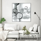 Full Circle I Gray by Chris Paschke on GIANT ART - grey abstract