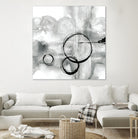 Full Circle II grey by Chris Paschke on GIANT ART - white abstract