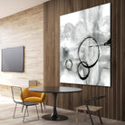 Full Circle II grey by Chris Paschke on GIANT ART - white abstract