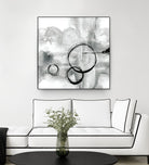 Full Circle II grey by Chris Paschke on GIANT ART - white abstract