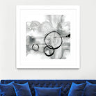 Full Circle II grey by Chris Paschke on GIANT ART - white abstract