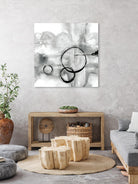 Full Circle II grey by Chris Paschke on GIANT ART - white abstract