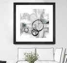 Full Circle II grey by Chris Paschke on GIANT ART - white abstract