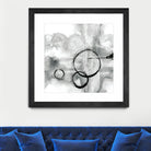 Full Circle II grey by Chris Paschke on GIANT ART - white abstract