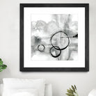 Full Circle II grey by Chris Paschke on GIANT ART - white abstract