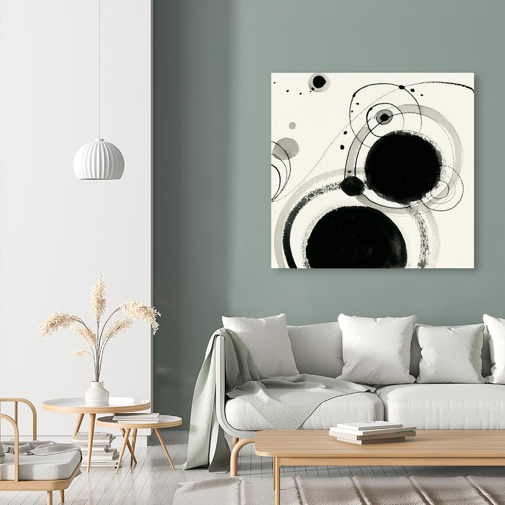 Planetary III by Shirley Novak on GIANT ART - beige abstract