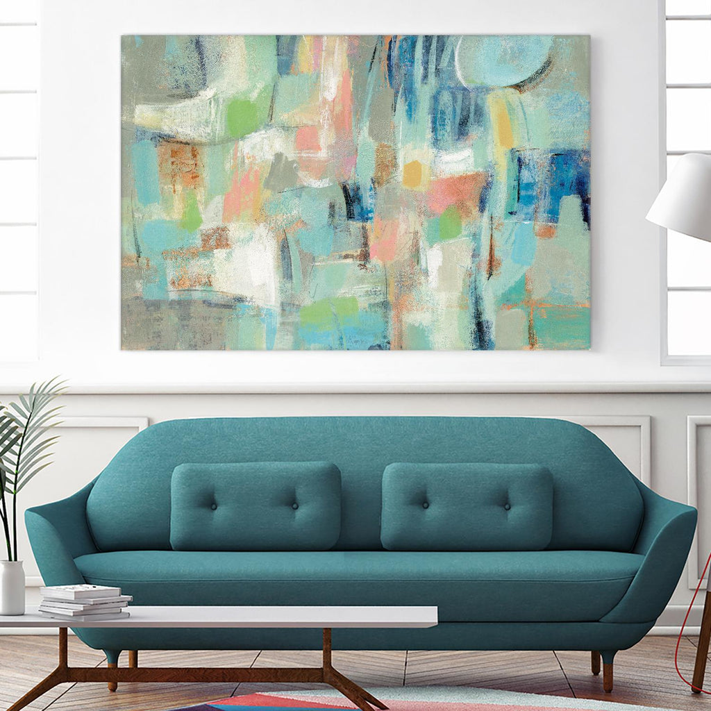 Morning Breeze by Silvia Vassileva on GIANT ART - pink abstract