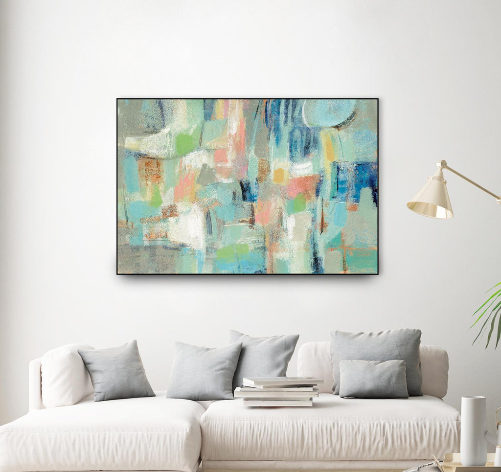 Morning Breeze by Silvia Vassileva on GIANT ART - pink abstract