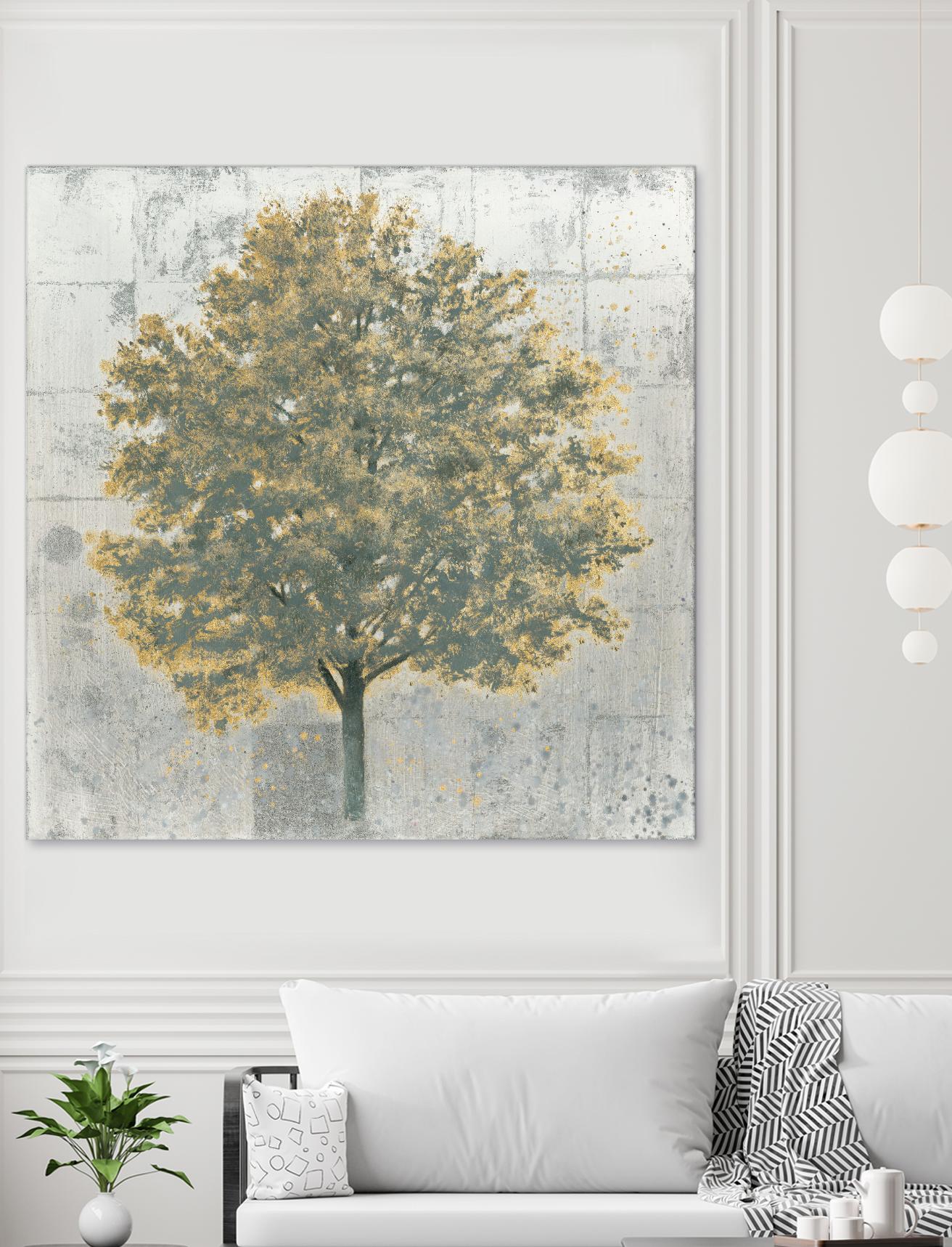 Neutrality Gold by James Wiens on GIANT ART - yellow trees