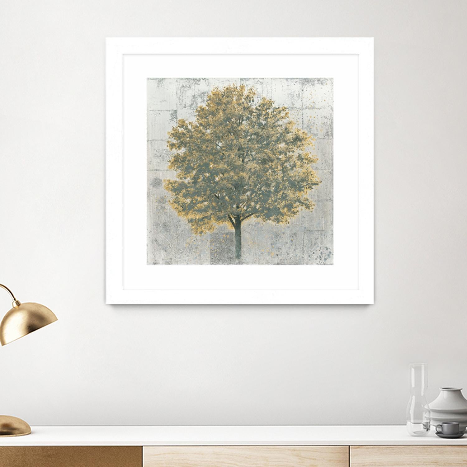 Neutrality Gold by James Wiens on GIANT ART - yellow trees