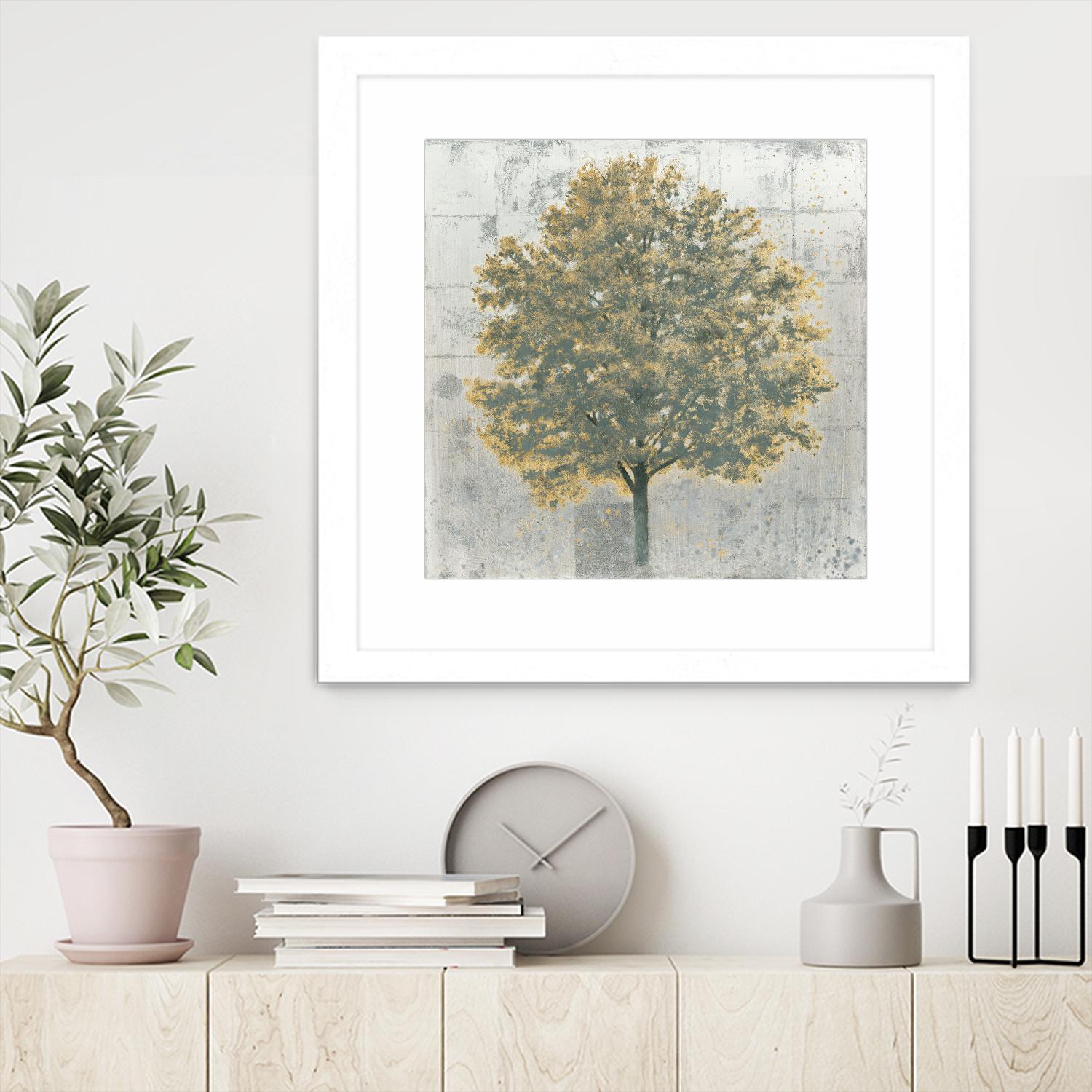 Neutrality Gold by James Wiens on GIANT ART - yellow trees