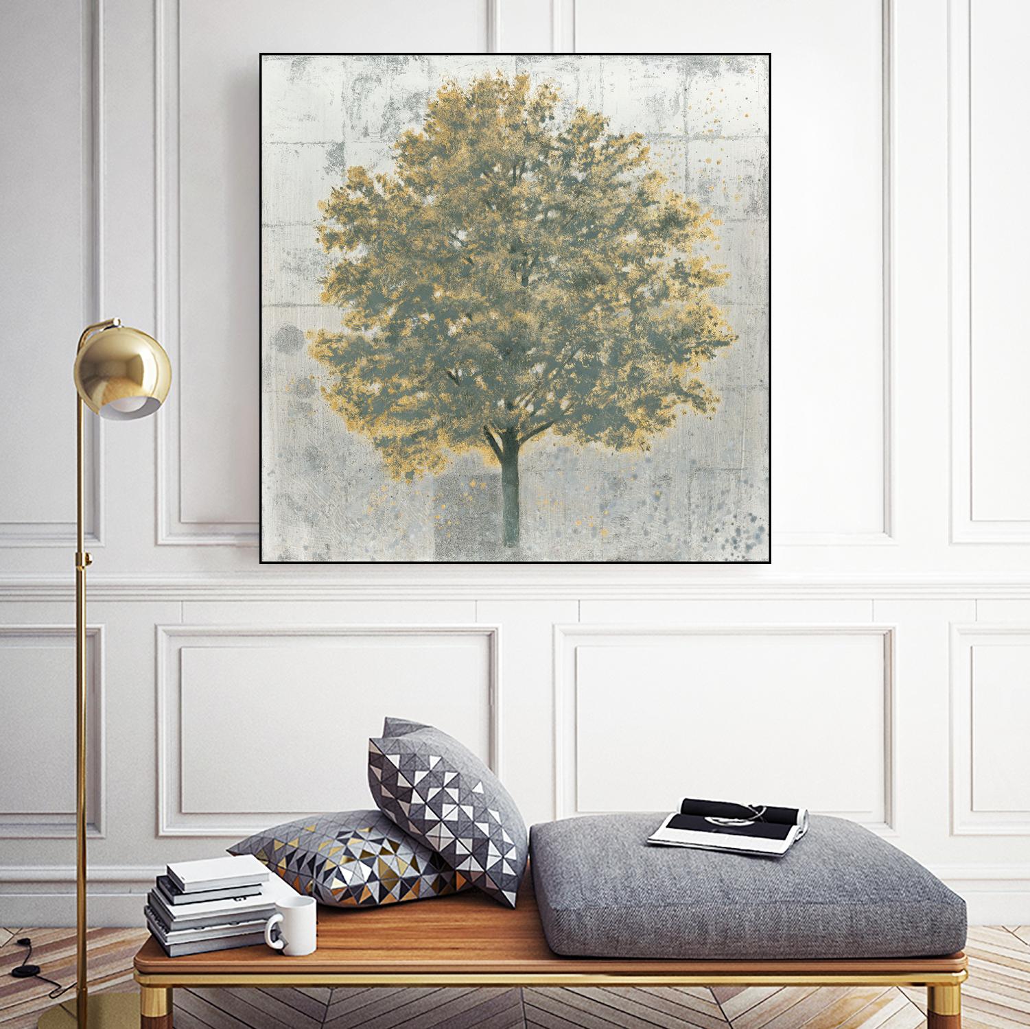 Neutrality Gold by James Wiens on GIANT ART - yellow trees