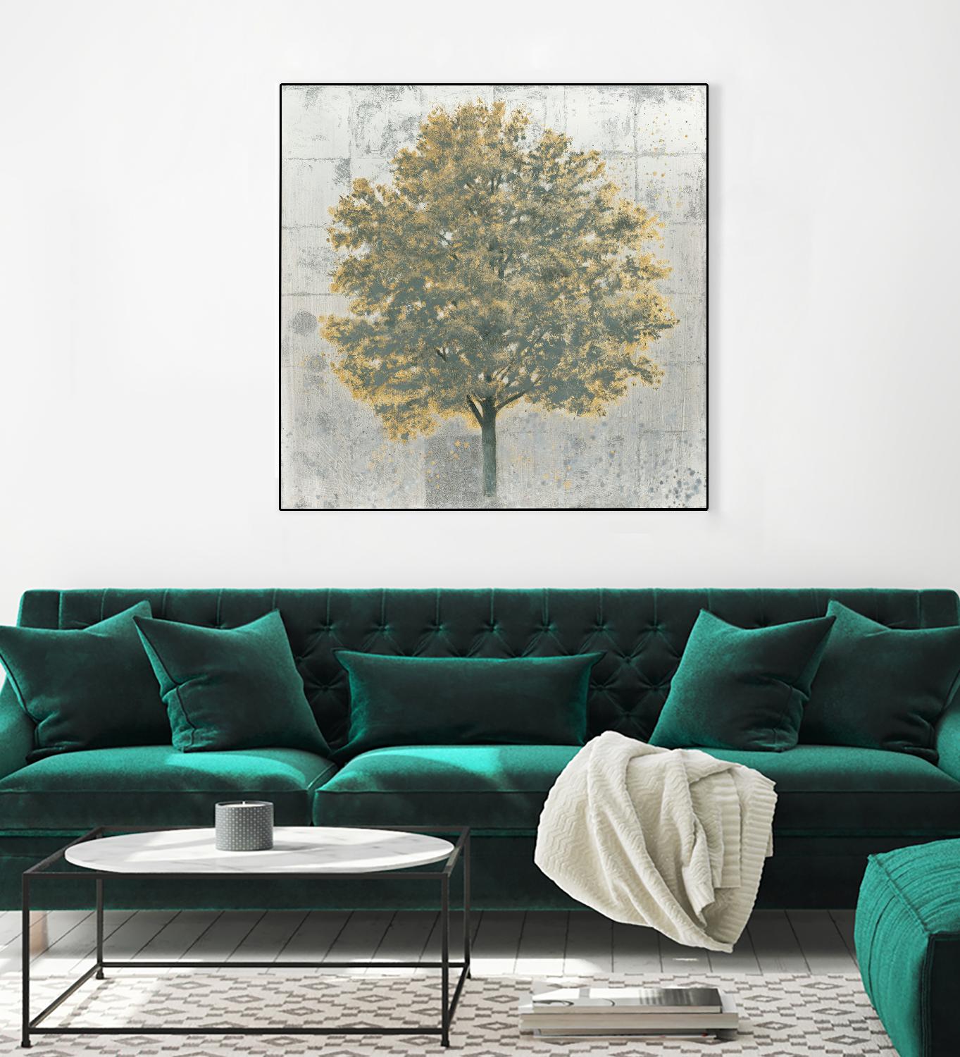 Neutrality Gold by James Wiens on GIANT ART - yellow trees