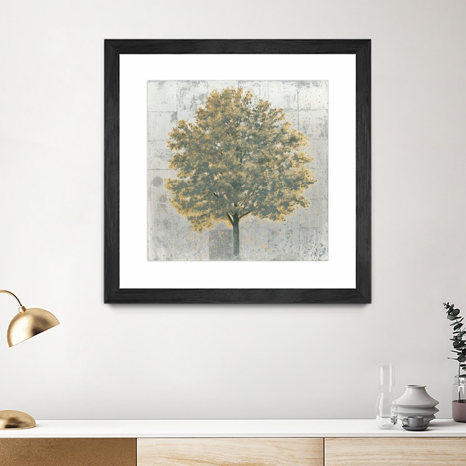 Neutrality Gold by James Wiens on GIANT ART - yellow trees