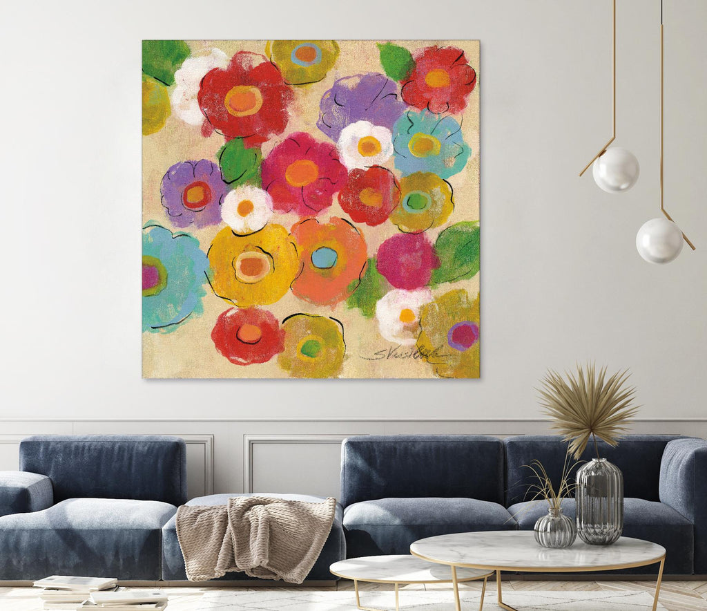 Bohemian Bouquet II by Silvia Vassileva on GIANT ART - yellow floral