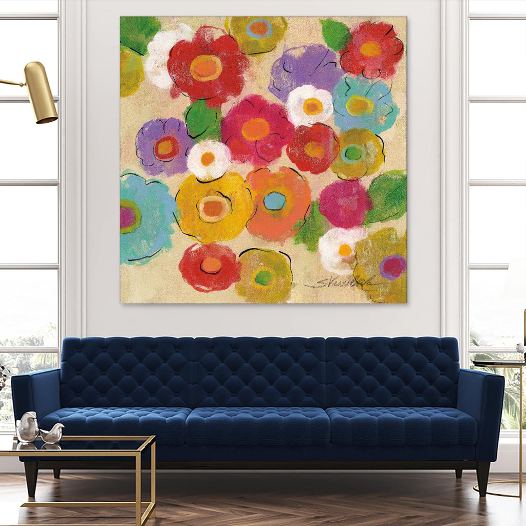 Bohemian Bouquet II by Silvia Vassileva on GIANT ART - yellow floral