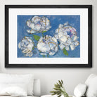 Vase of Peonies Crop by Kellie Day on GIANT ART - white floral