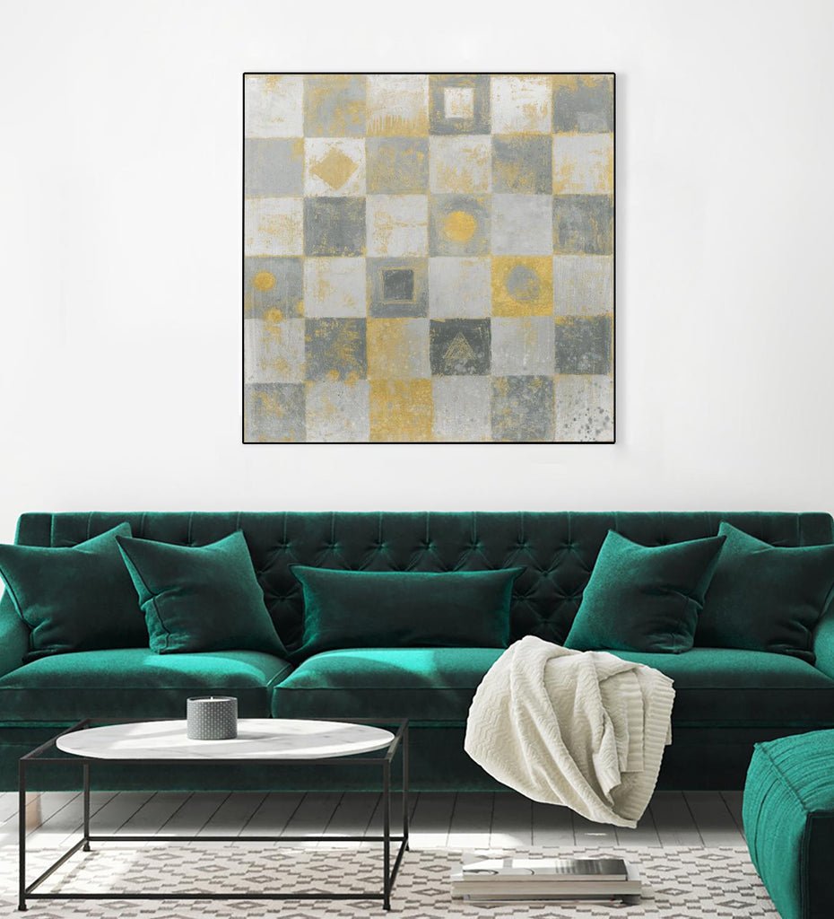 Neutrality Abstract Gold by James Wiens on GIANT ART - grey abstract