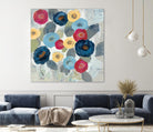 Winter Flowers II by Silvia Vassileva on GIANT ART - grey floral