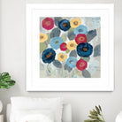 Winter Flowers II by Silvia Vassileva on GIANT ART - grey floral