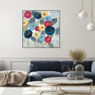 Winter Flowers II by Silvia Vassileva on GIANT ART - grey floral