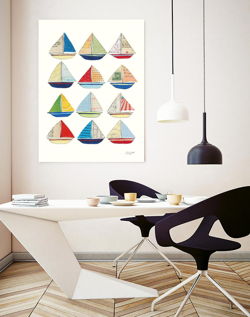 Wind and Waves VII by Courtney Prahl on GIANT ART - beige nautical