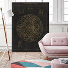 Collage Cactus IV on Graph Paper by Portfolio on GIANT ART - grey maps