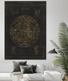 Collage Cactus IV on Graph Paper by Portfolio on GIANT ART - grey maps