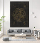 Collage Cactus IV on Graph Paper by Portfolio on GIANT ART - grey maps