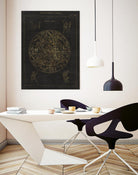 Collage Cactus IV on Graph Paper by Portfolio on GIANT ART - grey maps