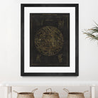 Collage Cactus IV on Graph Paper by Portfolio on GIANT ART - grey maps