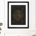 Collage Cactus IV on Graph Paper by Portfolio on GIANT ART - grey maps